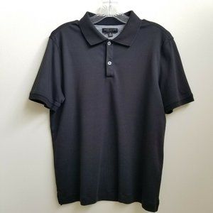 Banana Republic Luxury-Touch Polo Shirt, Black, Medium